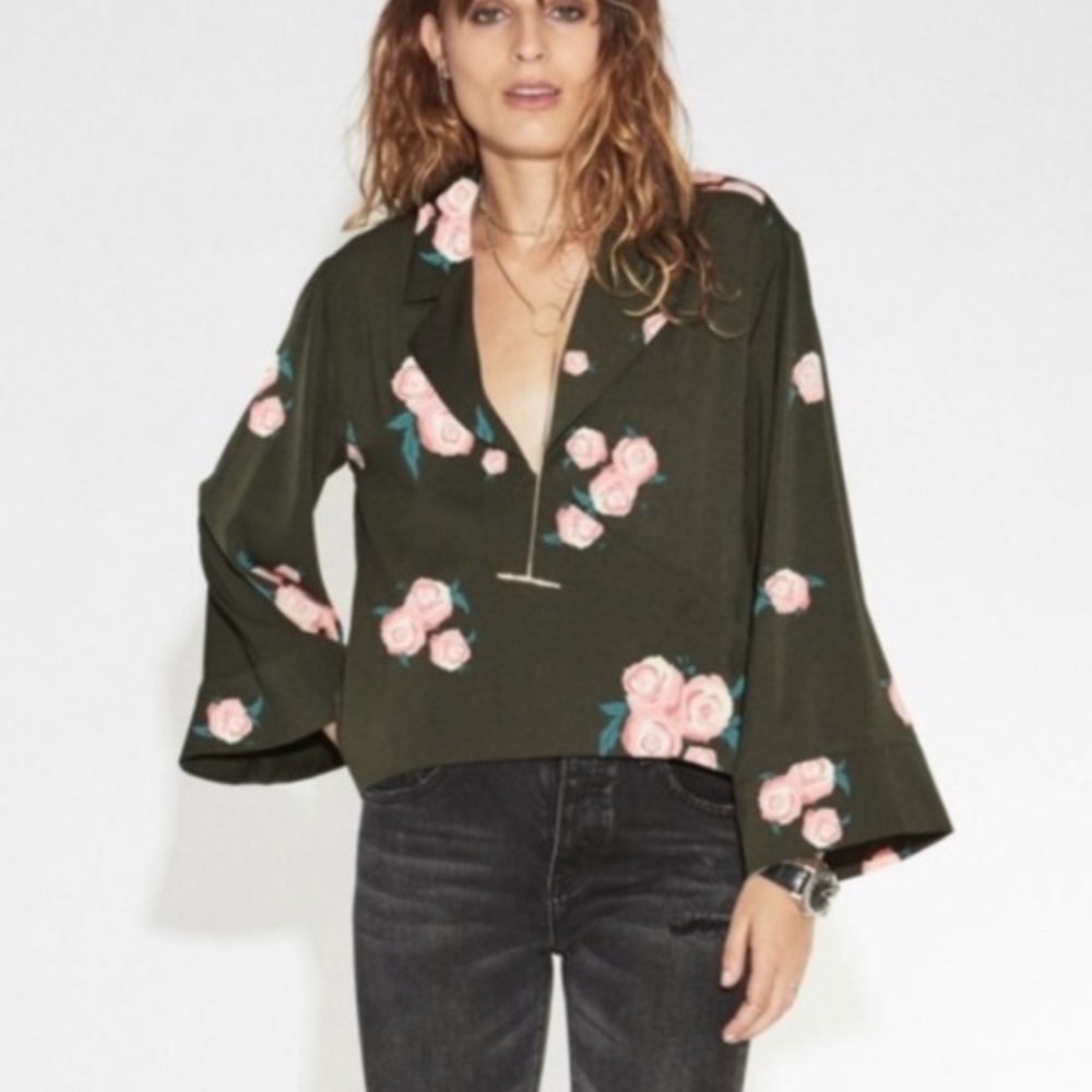 One Teaspoon Quartermaster Floral Kimono Size Small